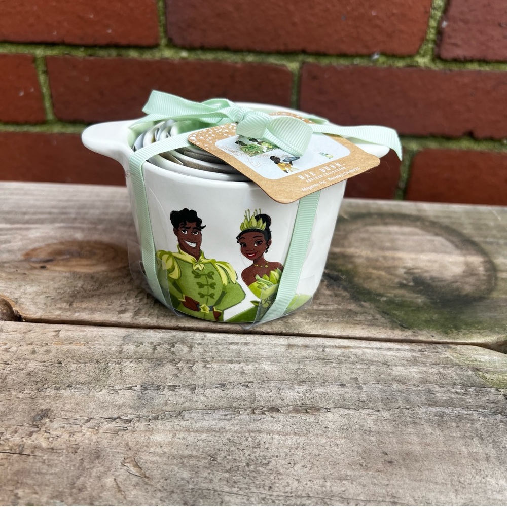 Rae Dunn x Disney Princess & the Frog Ceramic Measuring Cup Set